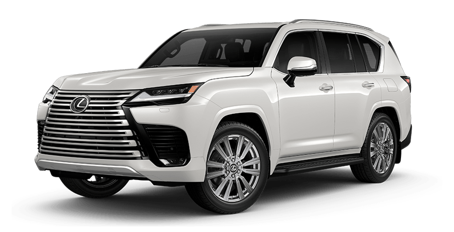 Exterior of the Lexus LX 600 Ultra Luxury shown in Eminent White Pearl | Lexus of Kingsport in Kingsport TN