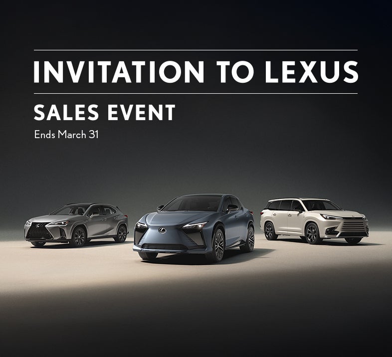Invitation to Lexus Sales Event