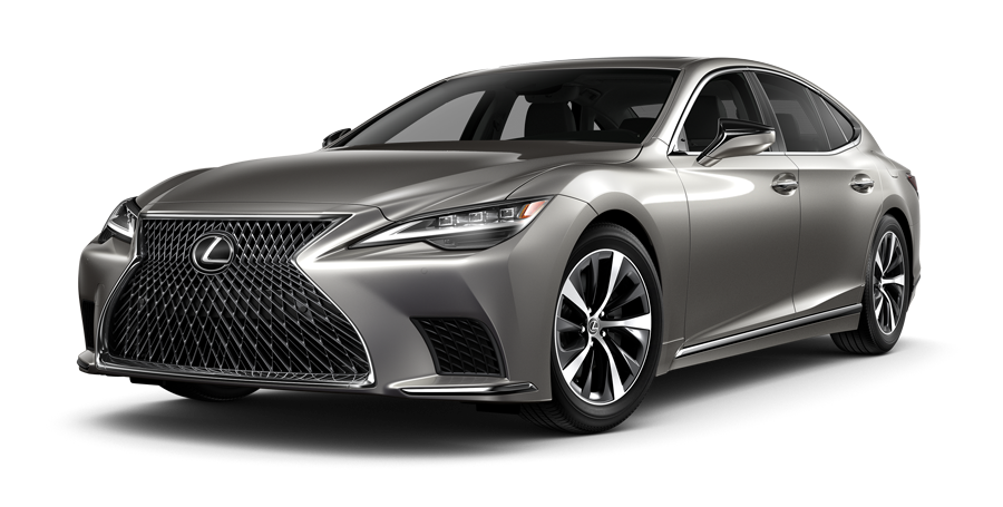 Exterior of the Lexus LS shown in Atomic Silver | Lexus of Kingsport in Kingsport TN