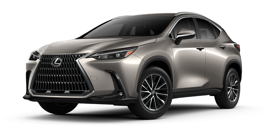 Exterior of the Lexus NX shown in Atomic Silver. | Lexus of Kingsport in Kingsport TN