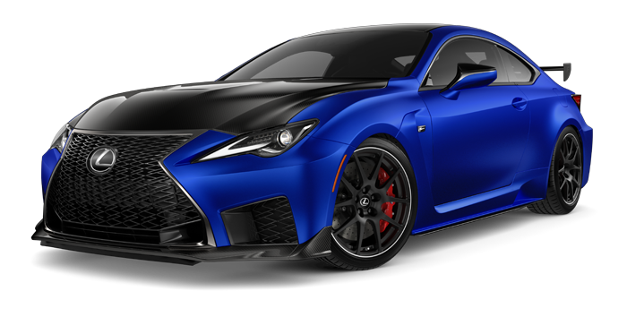 Exterior of the Lexus RC F Fuji Speedway Edition shown in Electric Surge. | Lexus of Kingsport in Kingsport TN