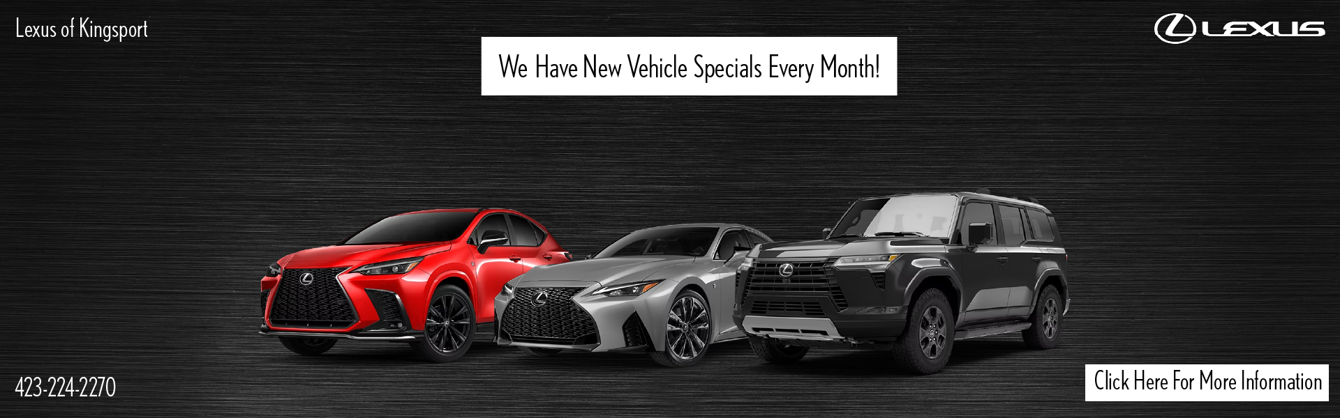 New Lexus Specials